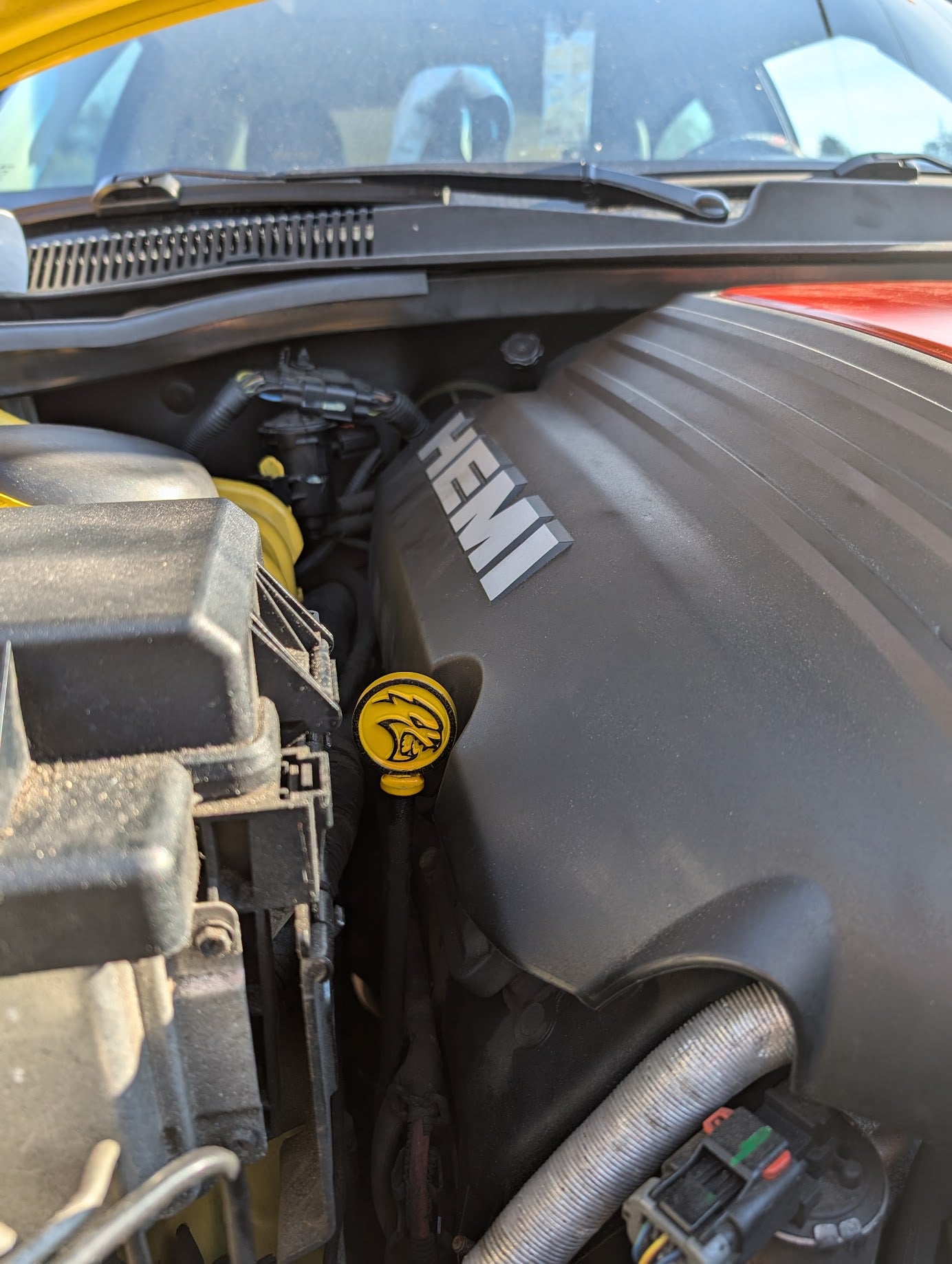 Custom dipstick | 5.7 Hemi | Dodge Challenger Hellcat SRT