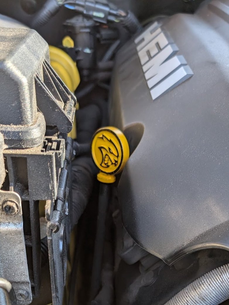 Custom dipstick | 5.7 Hemi | Dodge Challenger Hellcat SRT